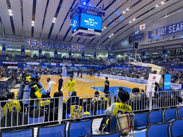 Bリーグ
バスケットボール
シーホース三河
アリーナ
会場装飾