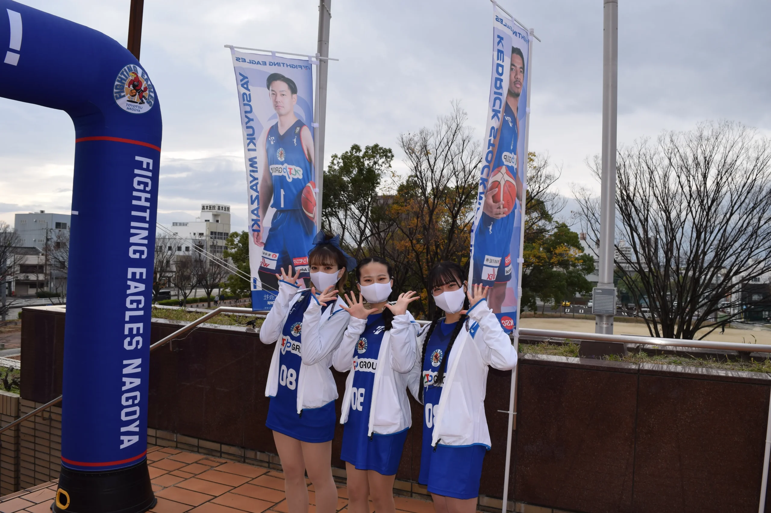 ファイティングイーグルス名古屋様の会場装飾